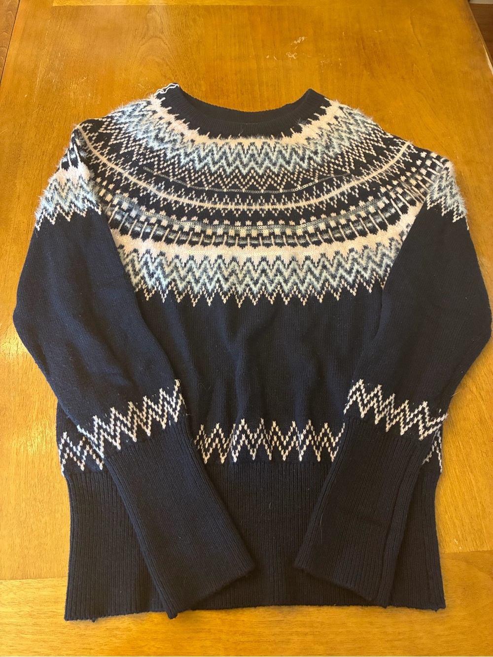 Tommy Hilfiger Fair Isle Wool Blend Sweater